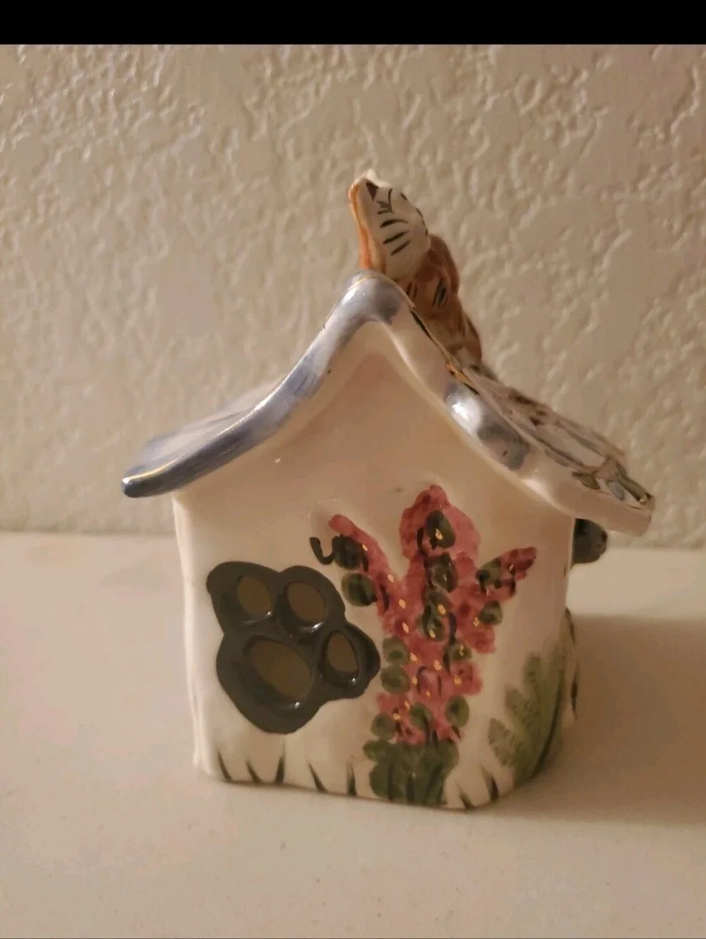 Blue Sky Clayworks KITTYS TREE HOUSE 2002 put Candle Under Heather Goldminc